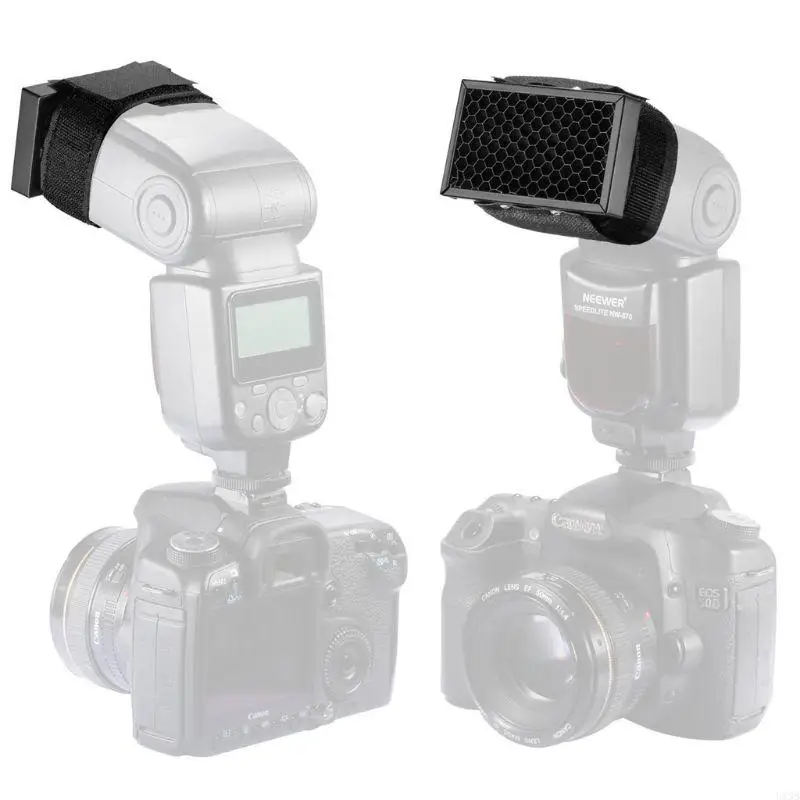 U13B đen Top Honeycomb Hood khuếch tán cho Pentax Godox Photo Studio Phụ kiện