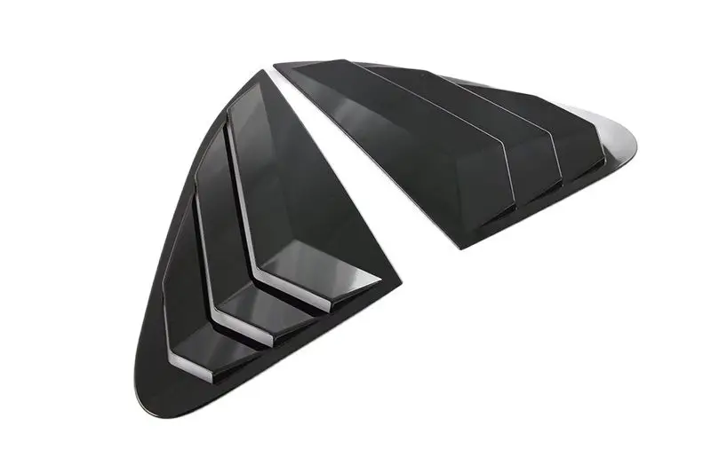 For HONDA ZR-V RZ 2022 2023 Carbon Fiber Style Side Door Rear View Window Spoiler Cover Trim Insert Garnish Bezel