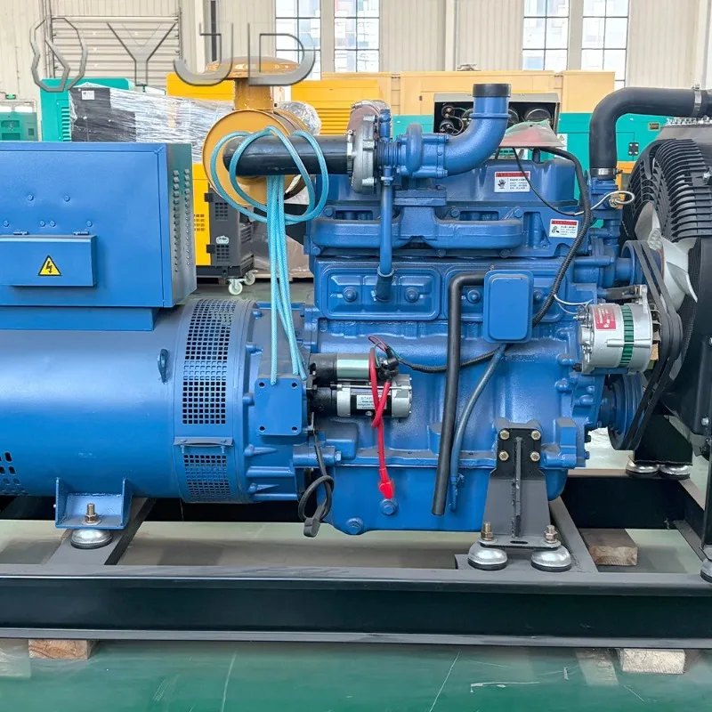 Industrial Grade Open Frame Generator Set 50KW Diesel 3 Phase Construction Power Supply