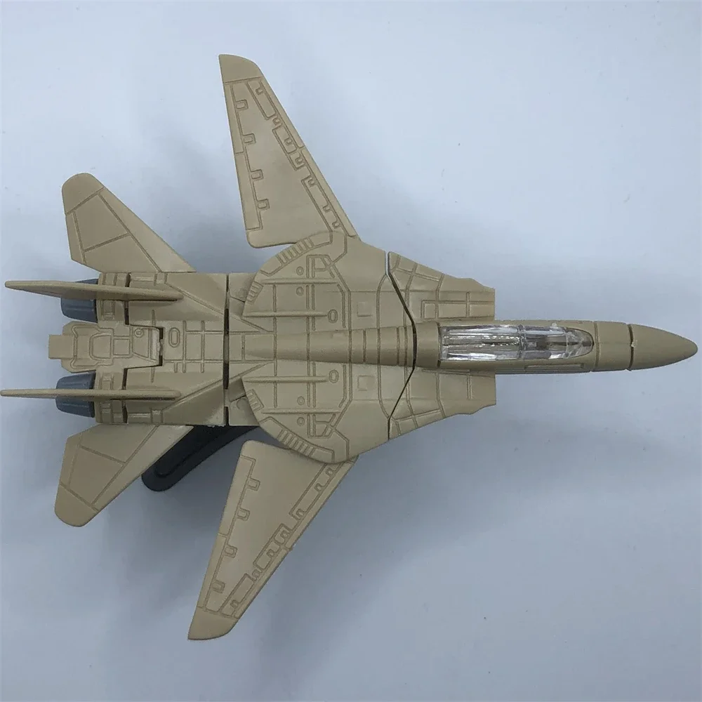 Mini Toys F-14A Fighter Tomcat Military Plastic Models Assemble Puzzle Figure Toy Aircraft Scene Sandpan Game Collection