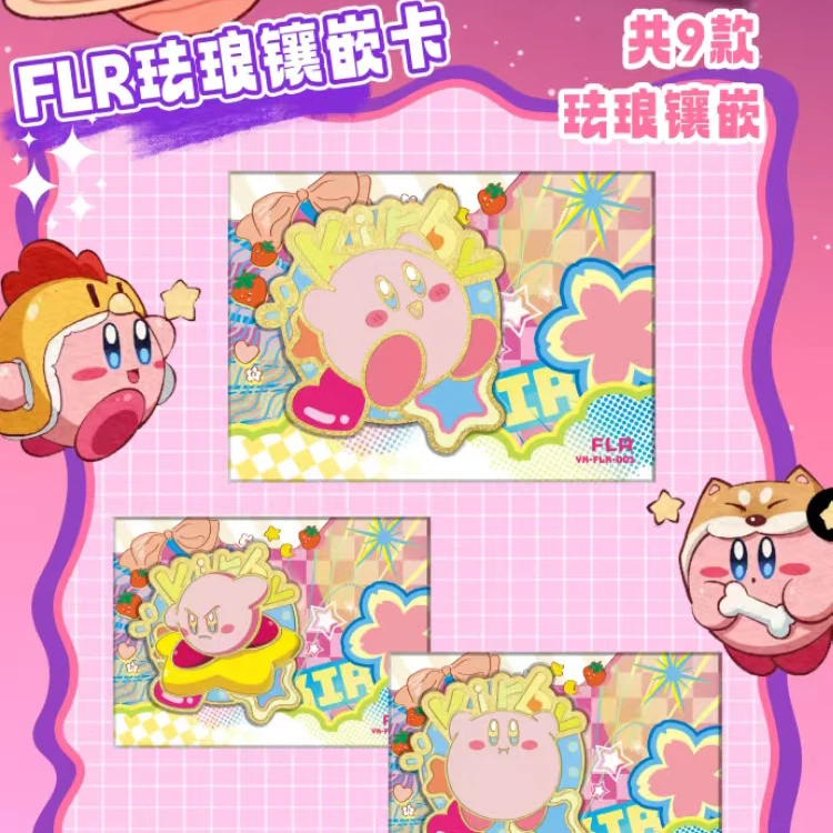 MIKA Kirby Cardskirby's Journey 애니메이션 컬렉션 카드 미스터리 박스 보드 게임 장난감 소년과 소녀를위한 생일 선물