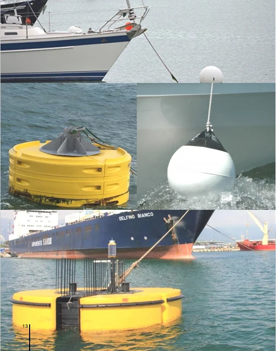 Custom open water boat mooring buoy fishing boats anchor