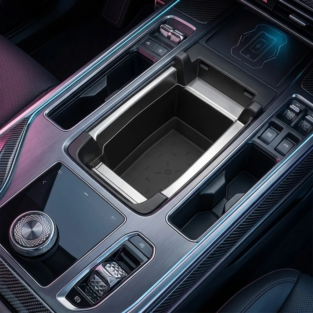 Console Organizer Center Console Box Pressure Resistant Design Anti Aging Properties Quick Installation Car Armrest Storage Box