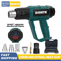 DSUNYK 2500W Electric Heat Gun Industrial Hot Air Blower Baking Gun Special Heat Shrinkable Film Tube Electric Heating Gun 220V