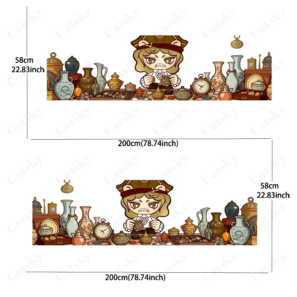 Pirate Lion Captain Creative Pattern Stickers Car Body Door Side Two Fashionable Stickers Two Decorations Suitable for All Cars