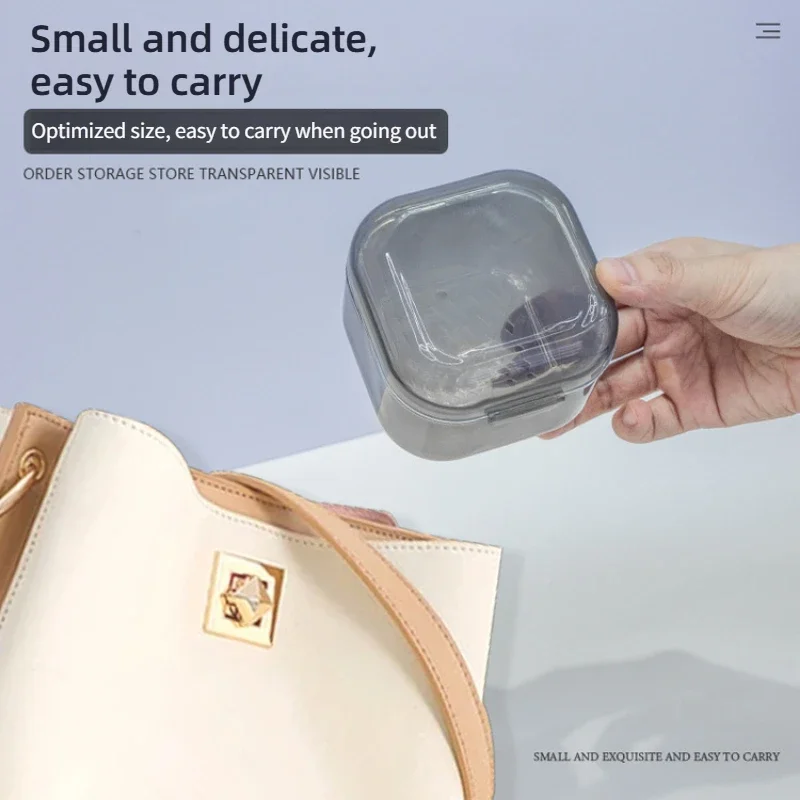 Desinfección portátil para brocas de decoración de uñas, caja de limpieza, caja de almacenamiento, accesorios para decoración de uñas, caja de almacenamiento, herramienta de esterilización