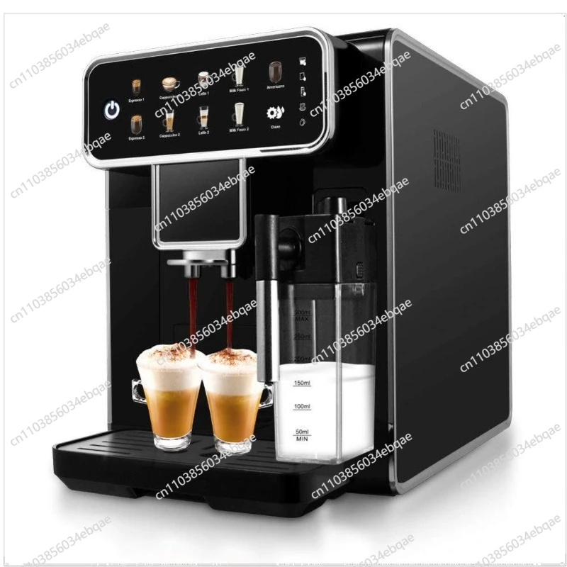 For European Pump Pressure Coffee Machine Household Small Semi-automatic Espresso Machine Steam Milk Frother