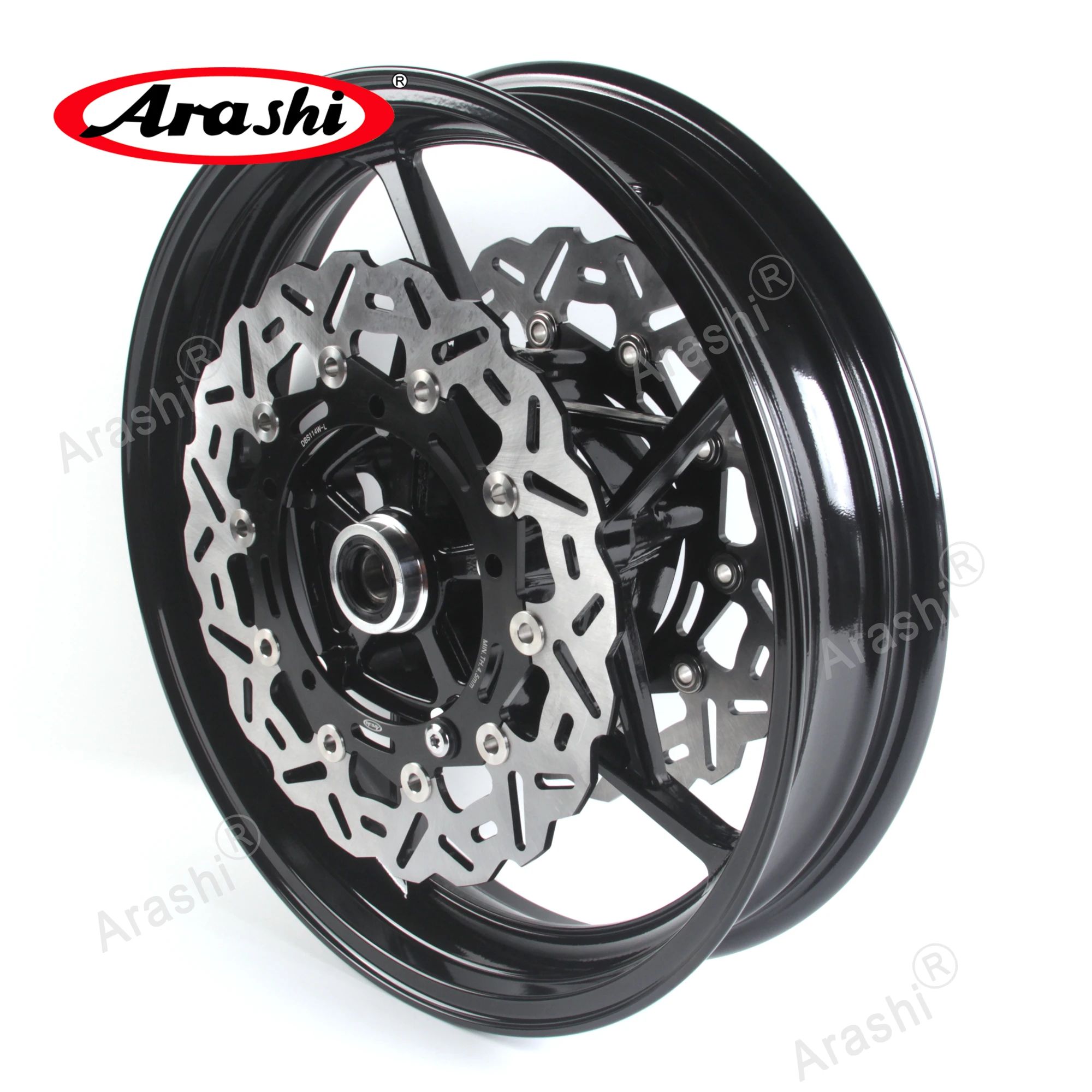 

Arashi Front Wheel Rim Brake Disc For KAWASAKI Z650 Z 650 2017 2018 2019 2020 2021 2022 Front Tire Wheel Hub Floating Rotors