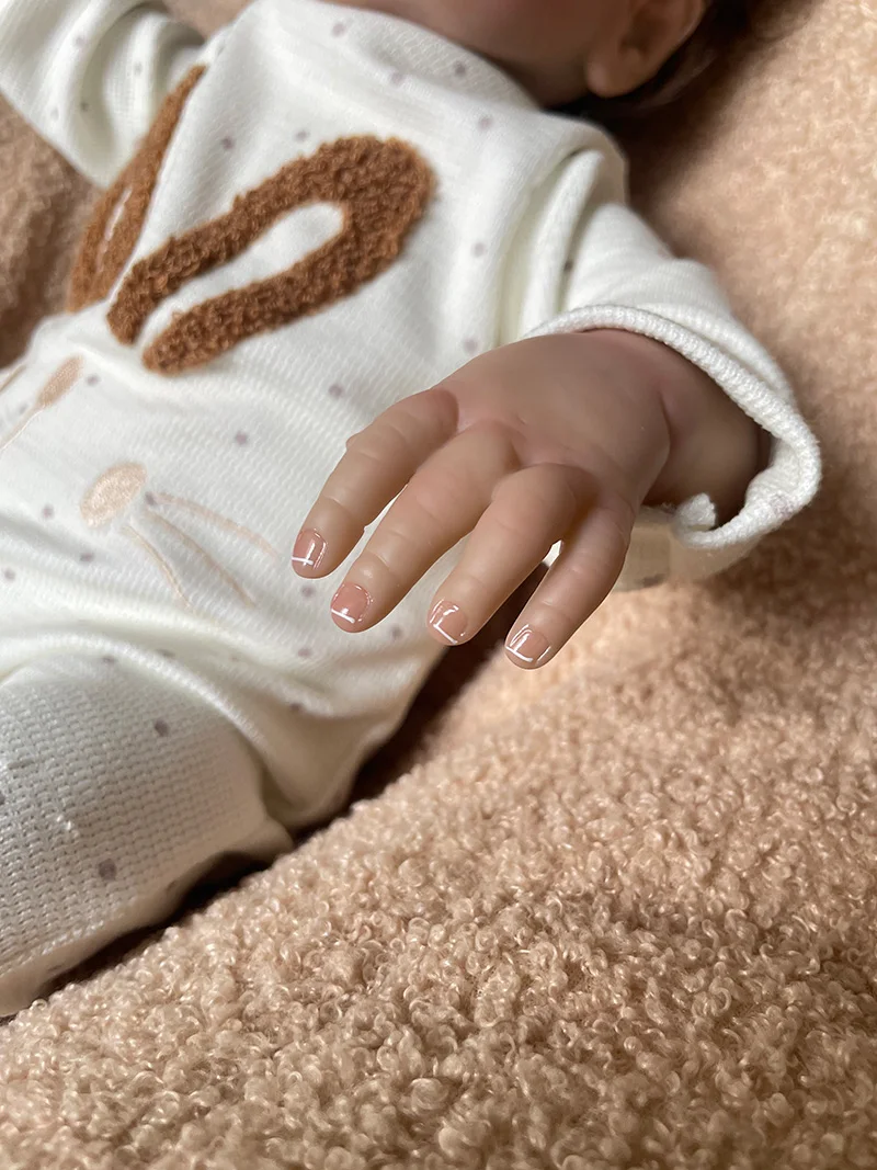 Cokela 20 cali/50 cm Realna lalka niemowlęca Realny miękki dotyk Realistyczna silikonowa lalka Reborn z ręcznie wplątowaną sztuczną h