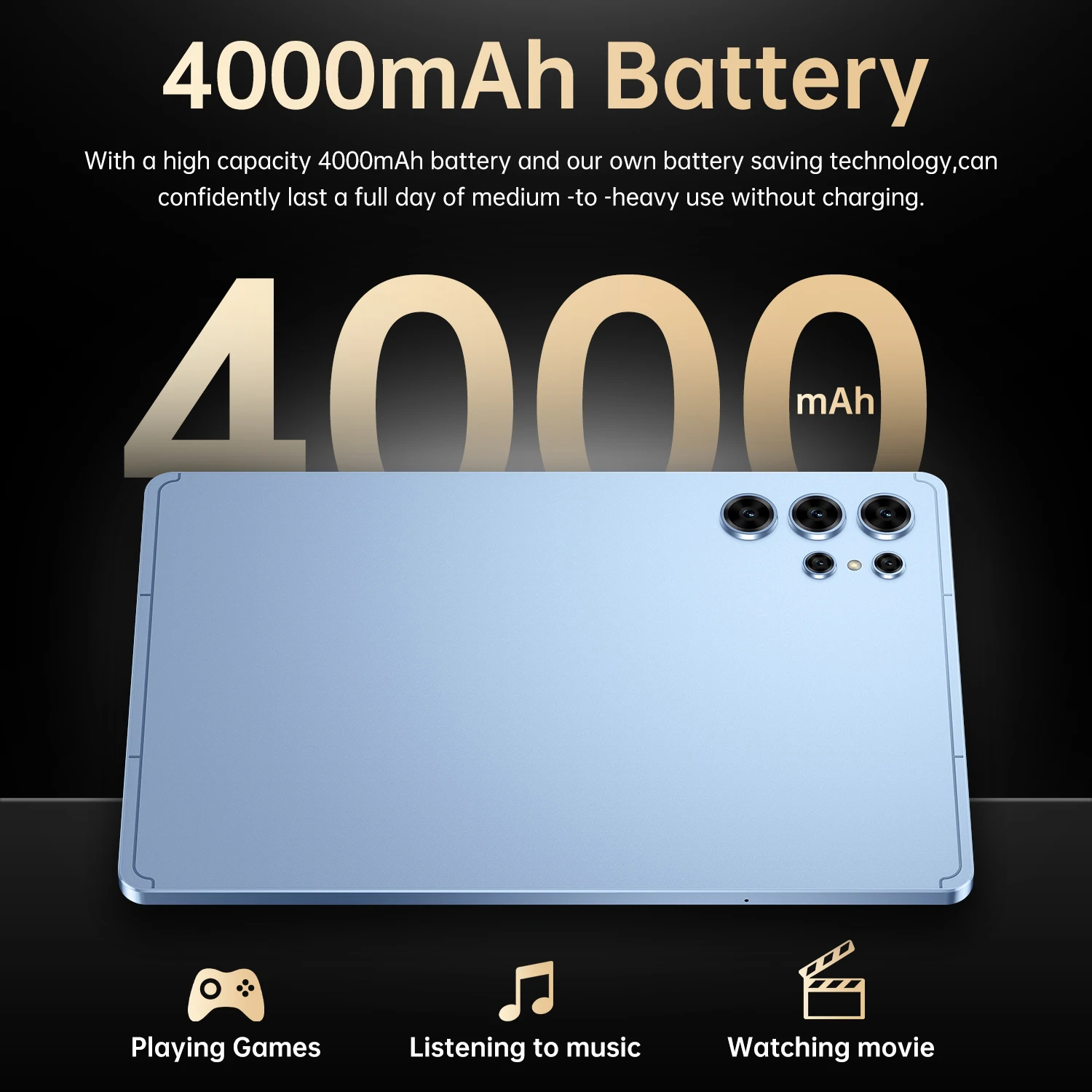 HS P25U Pantalla completa FHD de 10,1 pulgadas, 4 + 32 GB, 4000 mAh, 5 + 13 MP, GPS, huella digital, Global 4G LTE, Android 10, con tableta con bolígrafo capacitivo
