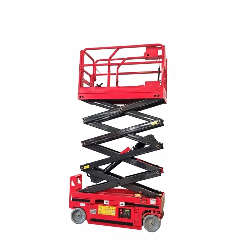 FSJY14 Self Propelled Electric Scissor Lift 8M-14M Lifting Height Mobile Elevator Price Electric Aerial Work Platform Cargo Lift