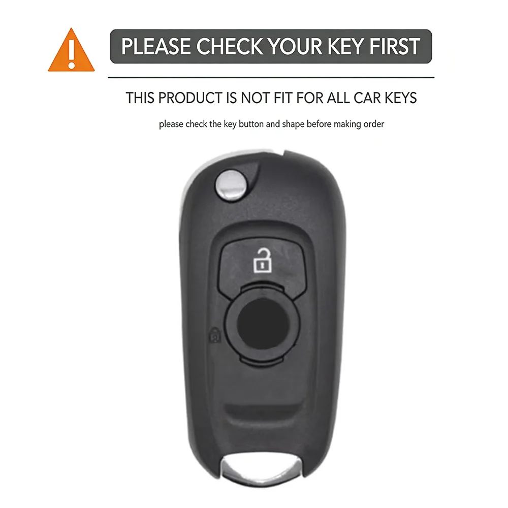 2 Buttons Silicone Car Key Case Cover Holder for Opel Vauxhall Astra K Corsa E 2015 2016 2017 2018 2019 Fob Key Cover Protective