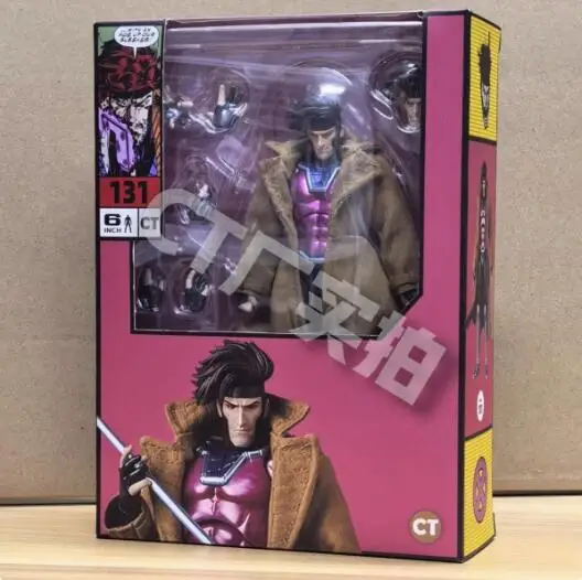 Hot-New Ct Toys Gambit Figure Mafex 131 X-Men Wolverine SHF Anime Action Figure Figurine Statue Model Customized Gifts Kids Toys