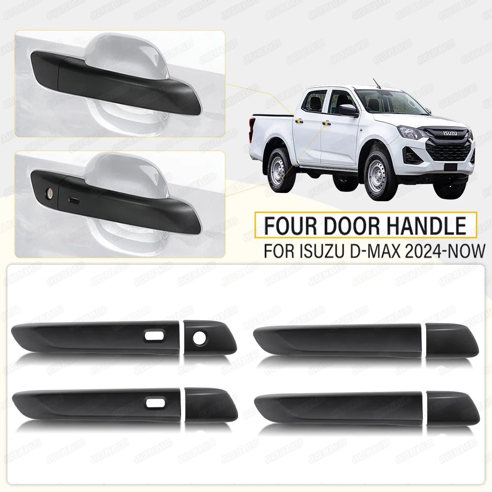 Door Handle Cover Bowl Insert For ISUZU D-MAX 2020 2021 2022 2023 2024 2025 Protection Covers Car Accessories Exterior Styling - Image 2