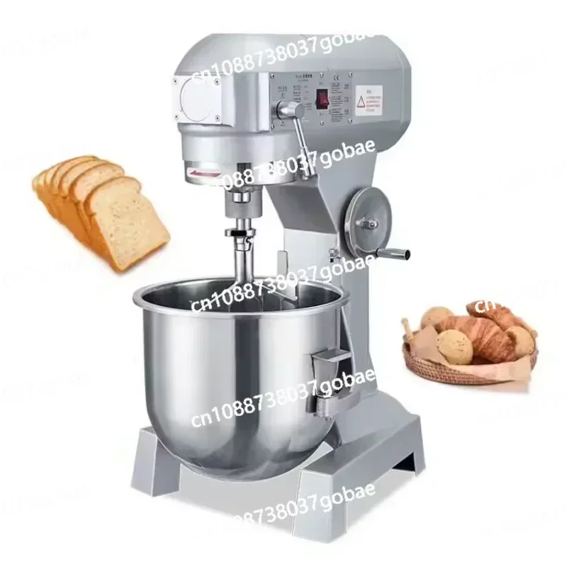 China Industrial Food Mixer Heavy Duty Spiral Vertical Mixer Bread Pizza Cake Maker 20 Litre Dough Mixer Machine