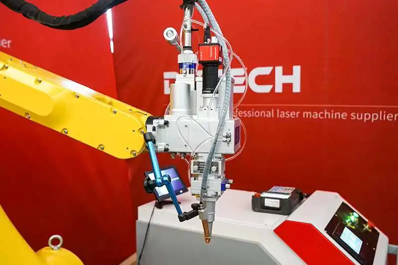 Solda a laser automática de alumínio do braço robótico de 6 eixos Hine 1Kw