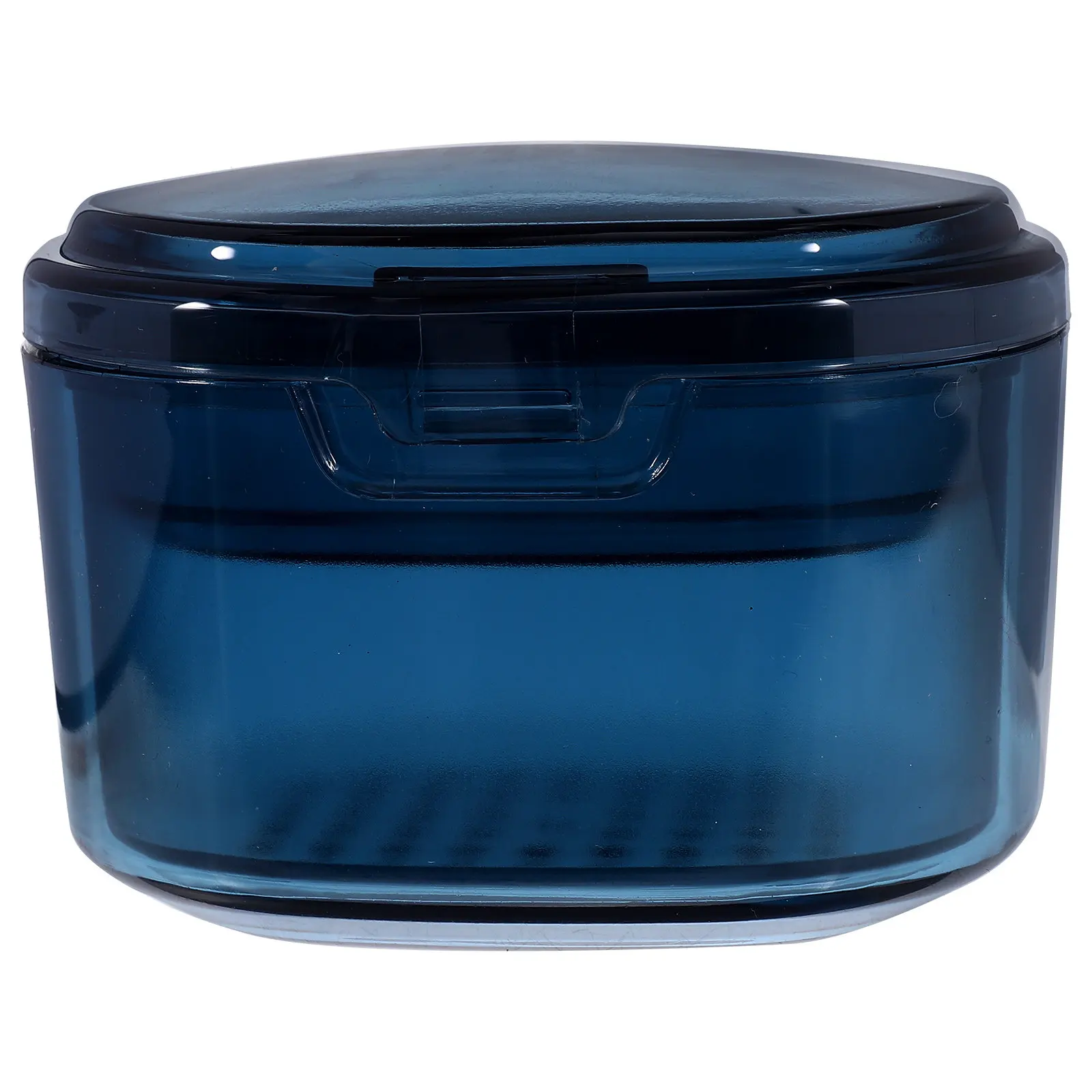 

Pc Denture Box Breathable Design Drain Shelf Portable Travel Denture Storage Case False Tooth Holder Dental Guard Container