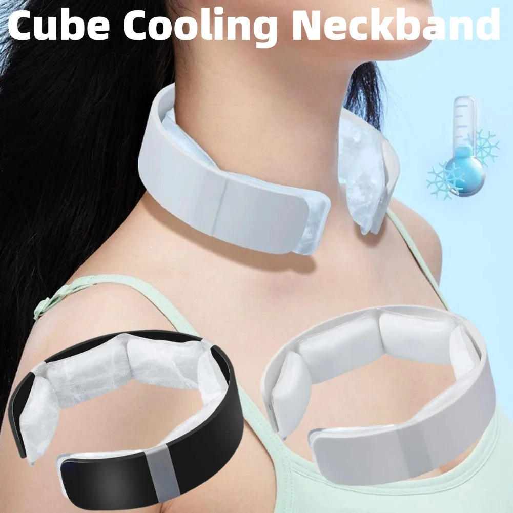 Premium Outdoor Cooling Neck Wrap Ice Cold Neckband Protable Long Lasting Refreshing Neck Collar for Summer Sports Hiking ﻿ ﻿