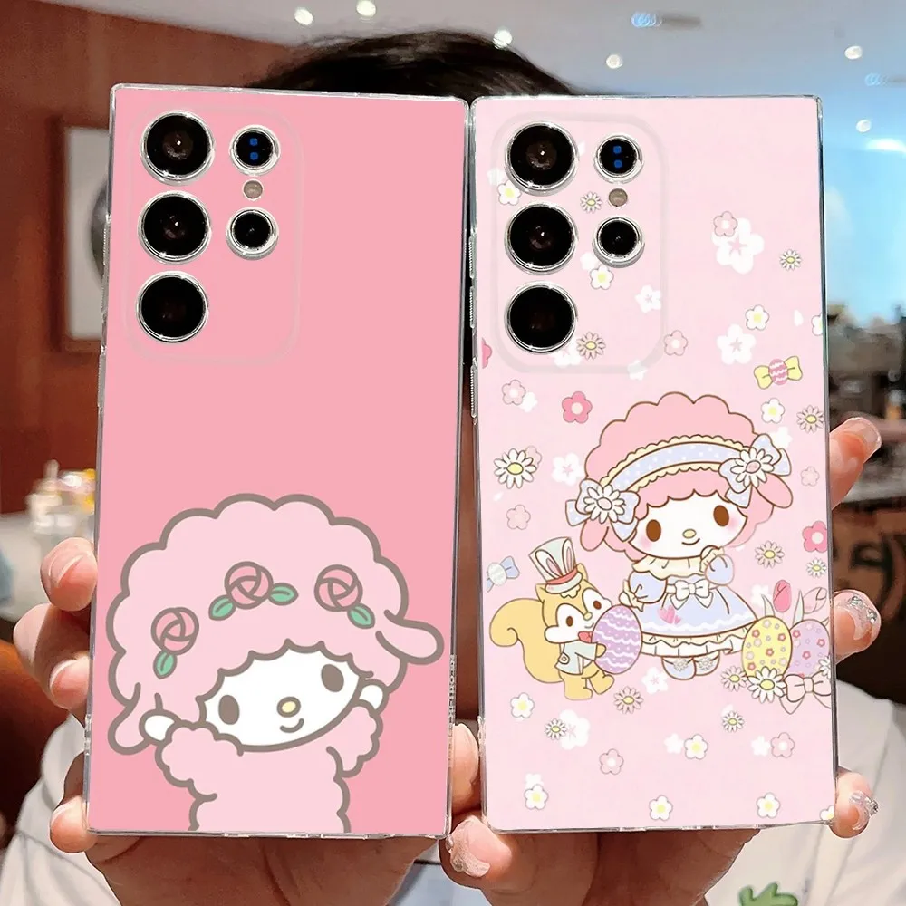 Pink My S-sweet P-pianos Cartoon Phone Case Silicone Case For Samsung S30,S23,S21,S22,S20 Ultra,S20 FE lite,S10,S9,S8 PIus Cover