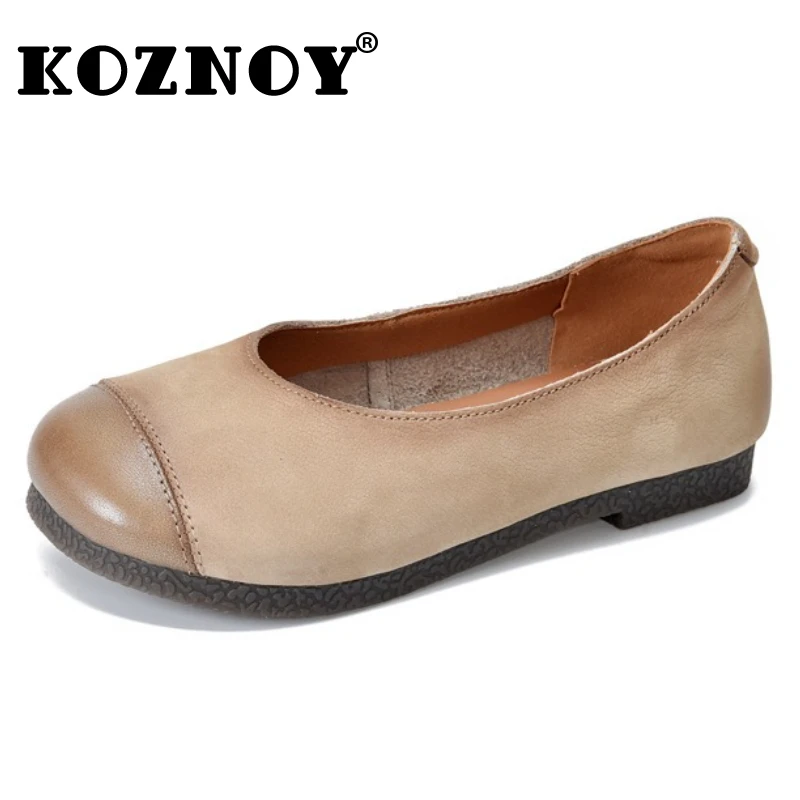 

Koznoy 1.5cm Cow Suede Genuine Leather Chunky Heels Women Mary Jane Platform Wedge Summer Rubber Fashion Shoes Slip on Sandals
