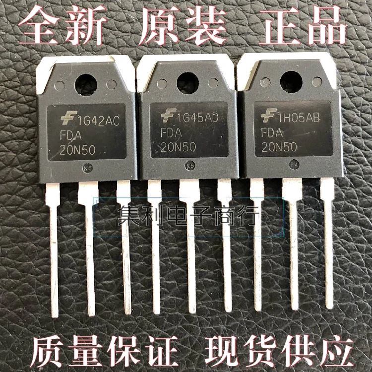 10PCS/Lot FDA20N50  TO-3P 500V 20A MOS  Imported Original In Stock Fast Shipping Quality guarantee