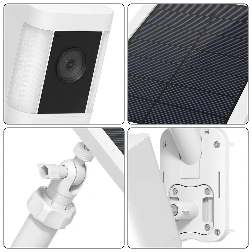 For Ring Camera Panel Mount Bracket FeatuFor Ring Dual-Mount Design and 1/4-inch Screw Hole for Secure Attachment