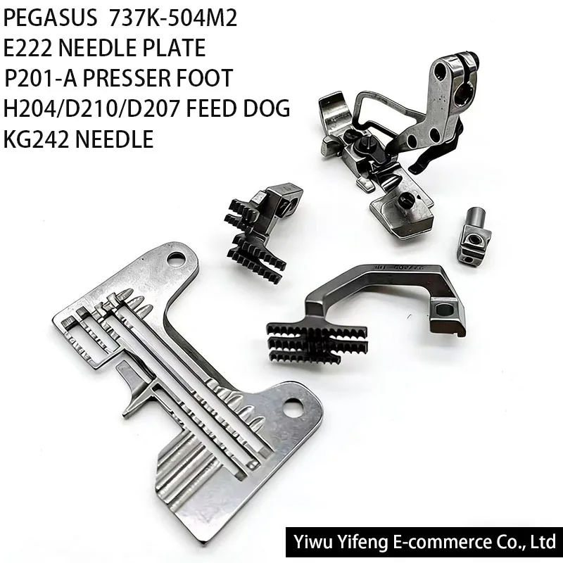 

Q X YUN Sewing Machine Parts for SIRUBA 737K-504M2 E222 H204 D207 P201-A KG242 GAUGE Three wire/four wire lock edge