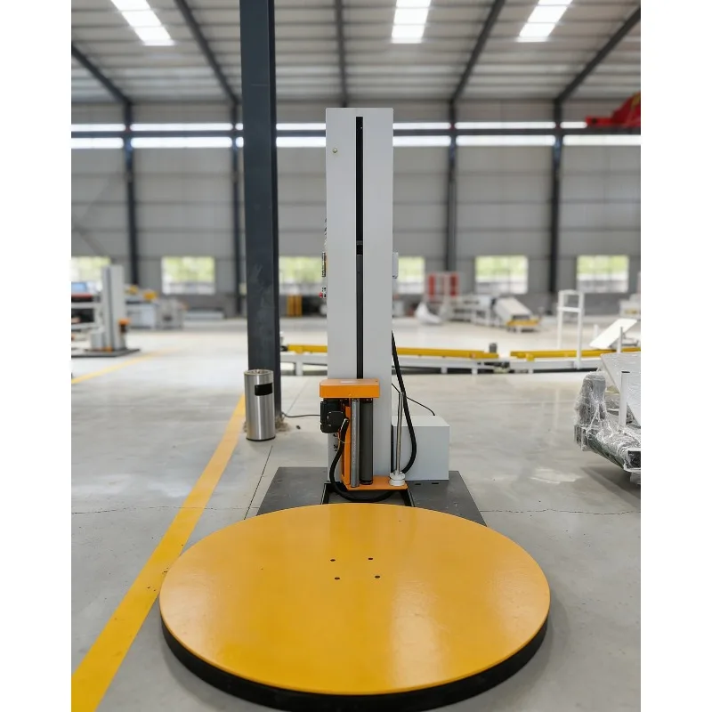 Auto Pallet Stretch Wrapper Machine for Logistics & Luggage Baggage PLC Control Horizontal Vertical Film Packing System