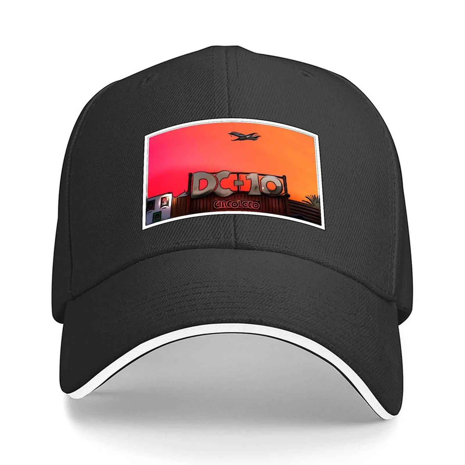 

DC-10 IBIZA PLANE SUNSET POSTER - 2022 EIVISSA Baseball Cap Rugby Golf Cap hats on offer hard hat Mens Women's