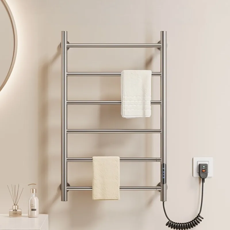

Бытовая грелка для полотенец, водостойкая ванная комната, сенсорный экран, термостатическая электрическая полотенцесушилка с подогревом, оборудование для ванной комнаты