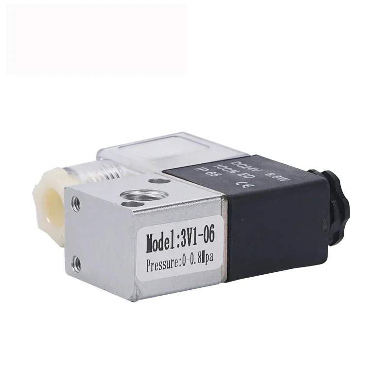 AC220V DC24V DC12V 3V1-M5 3V1-06/08 2 Position 3 Way Pneumatic Solenoid Valve Port 1/8