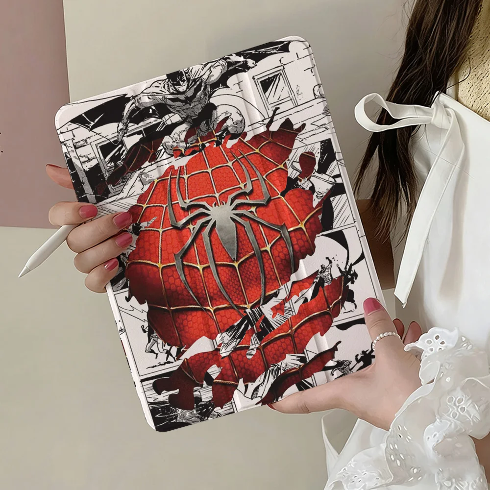 Hot Spiders Man Case for IPad 10.2（2019/2020/2021）Air 2021 10th 2022 10.9 Pro 2022 12.9 （2018/2020/2021/2022）Pro 2024 11 13 Inch