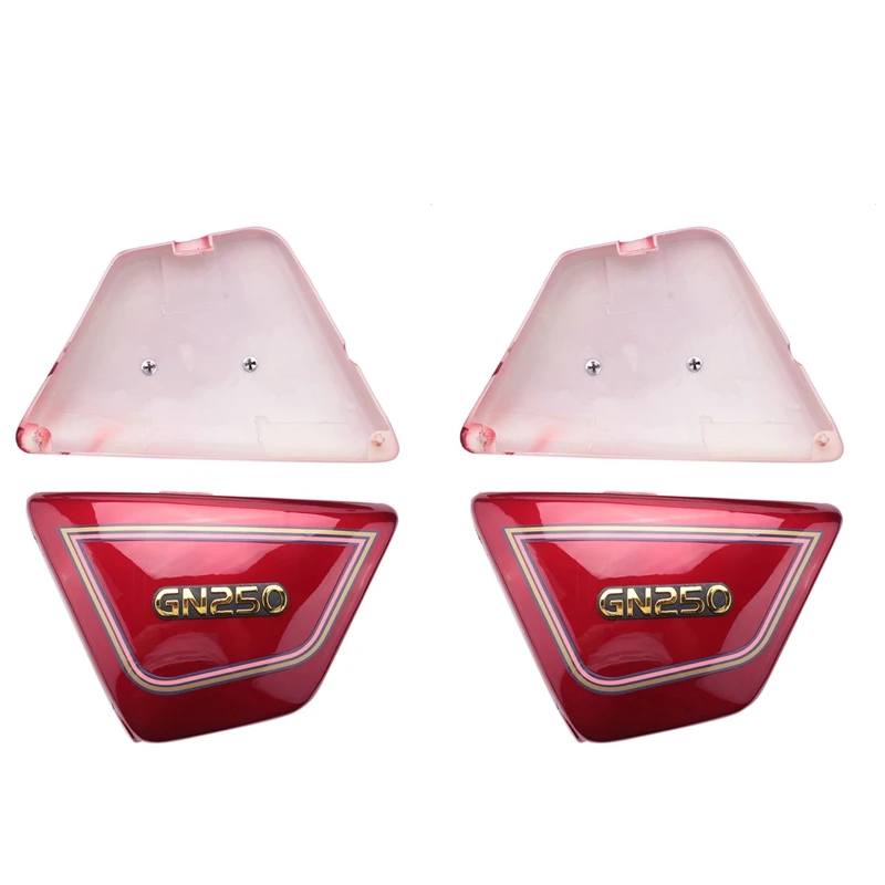 2 Pair Right & Left Frame Side Covers Panels For Suzuki Motorcycle Parts Gn 250 Gn250 Gn250 Motorcycle Parts Red