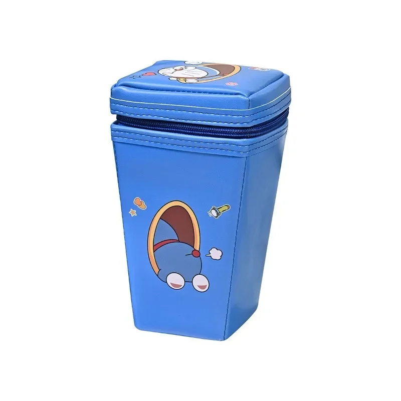 

Doraemon Cartoon Creative Funny Vertical Pen Holder Simulation Trash Can Design Student Desktop Stationery Organizer Decoration