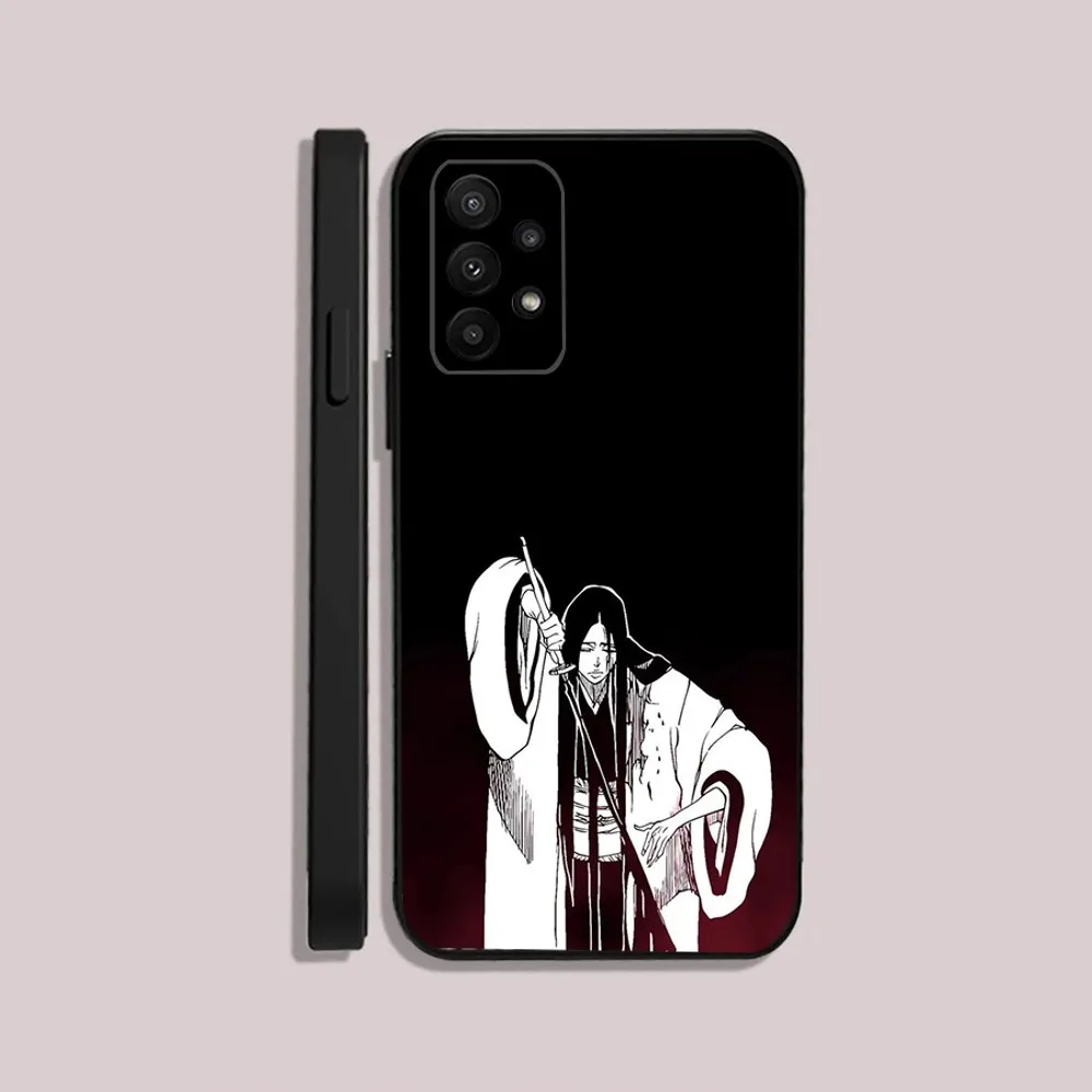 Unohana Retsu B-BleachS Phone Case For Samsung S24,23,22,30,21,10,9,Ultra,Plus,Lite,FE,5G Black Soft Case