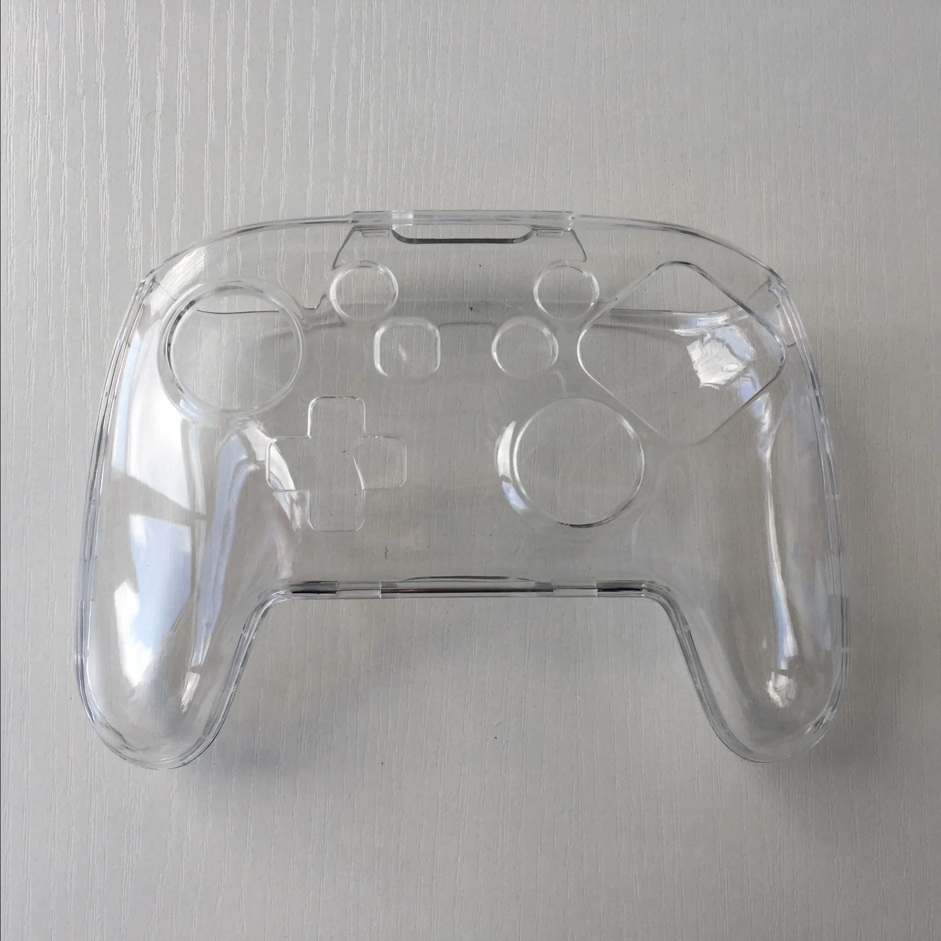 Transparent Clear Crystal Case Controller Protective Cover Handle Shell Compatible For Ns Nintendo Switch Pro Game Controller