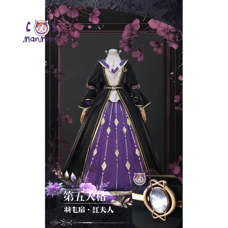

Mary Bloody Queen Game Identity V Cosplay Costume Halloween Party New Men Women Dress Gothic Uniform Prop Accessory Set XS-XXXL