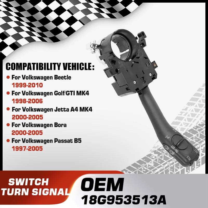 

Комбинированный переключатель указателей поворота фар для Volkswagen Beetle Volkswagen Golf GTI MK4 Volkswagen Jetta A4 VW Bora VW Passat B5