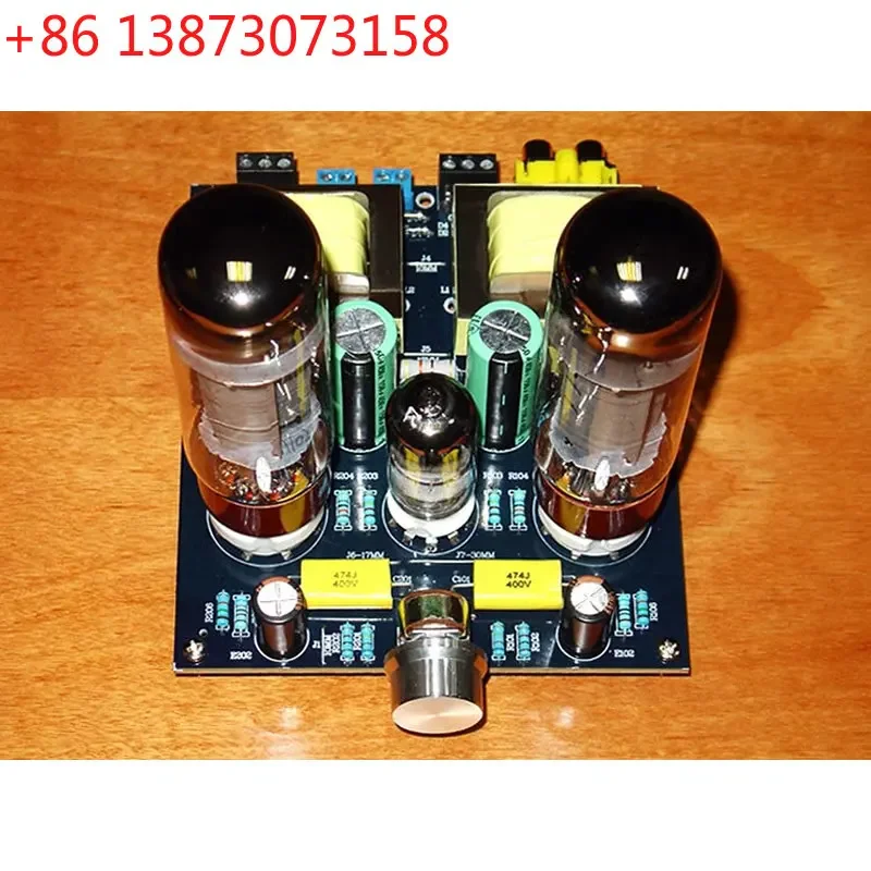 6n1 or 6n2 drive el34 electronic tube single end class a fever grade gallbladder power amplifier board 5W + 5W