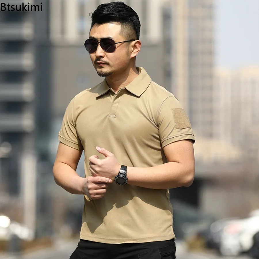 2026 New Summer Camouflage T‑Shirt Men Tactical Quick‑drying Short Sleeve Breathable Tops Outdoor Hiking Camping Casual Shirts