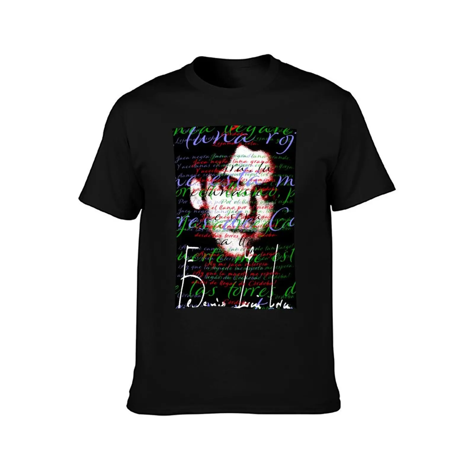 Federico García Lorca - Cordoba T-Shirt Fashion Simple Casual Tee Shirt T-Shirt