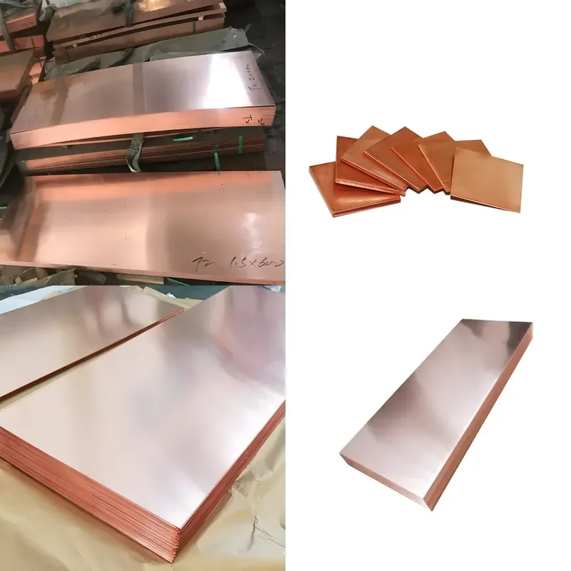 for  99.99% Pure Copper  Cathode Plate 3mm 5mm 20mm Thick Industrial Sheet 4x8  Bending Cutting Welding