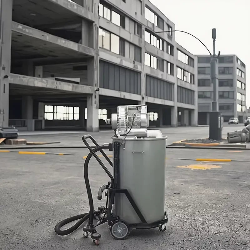 220L Large Capacity Mobile Truck Vacuum Cleaner Turbine Suction for Construction Warehouse Floor Dust Pump Motor