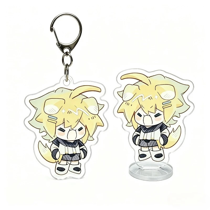 Aotu World Acrylic Stand Keychain Childhood King Chibi Version Student Daily Accessor Study Table Display Fandom Accent Decor