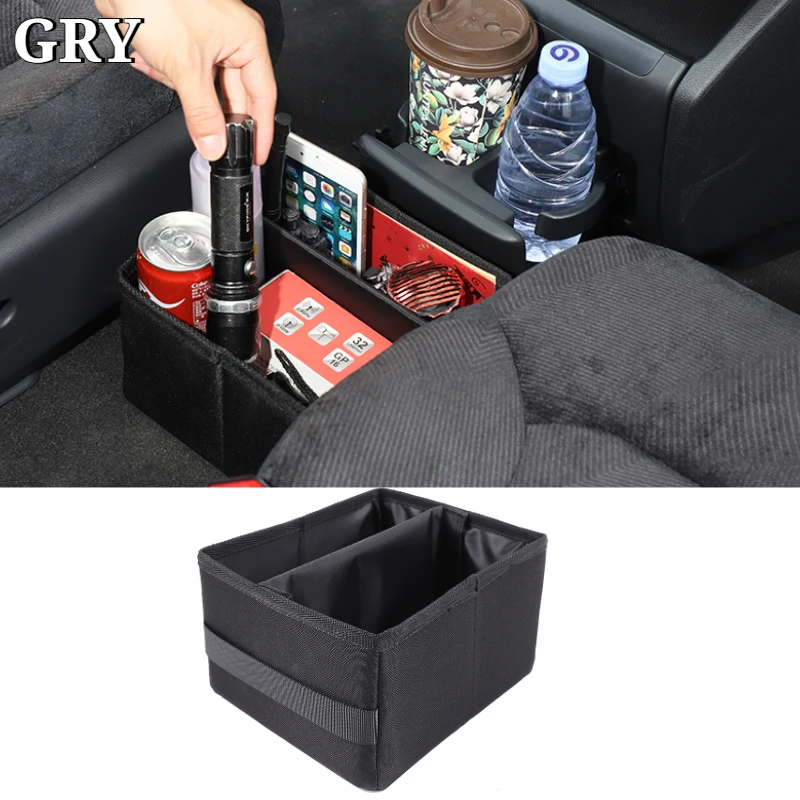 Car Central Control Drawer Storage Box Sundry Storage Box Trim For Toyota Land Cruiser 76 LC76 2007-2026 Interior Accessories