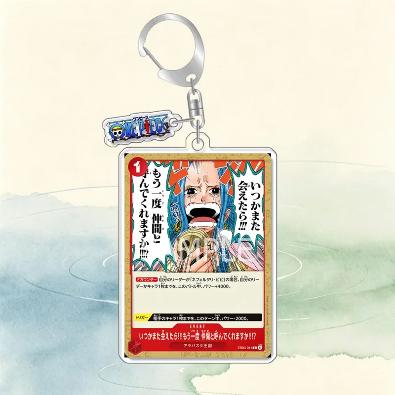 Keychain for One Piece Reiju Nami Yamato Tony Tony Chopper Acrylic Backpack Pendant Decoration Collection Fans Gift 5cm