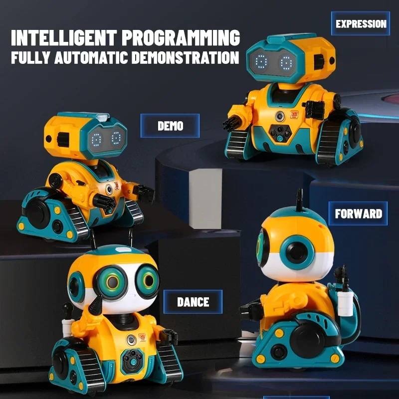 Robot de geste télécommandé 2.4G, lumières tactiles à Induction intelligente, danse, chant, musique, Interaction multifonctionnelle, jouets pour enfants