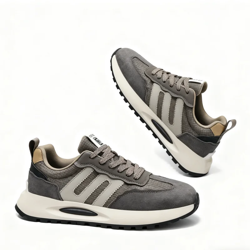 

Fipatbu Men's Casual High-Quality Outdoor Running Shoes Lace-Up Fashionable Comfortable Walking Tennis Shoes