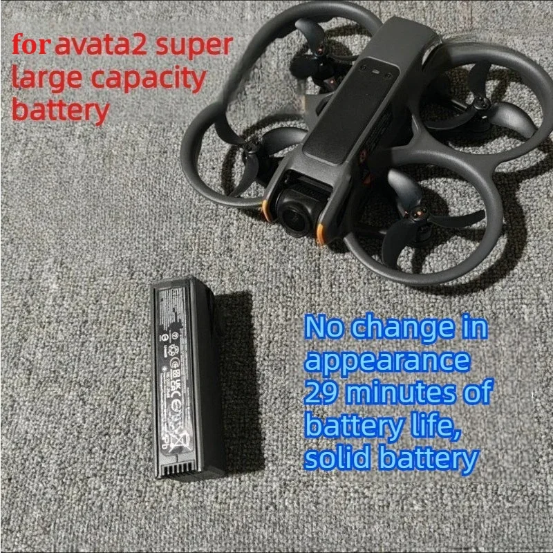 4300mAh Upgrade Battery for DJI Avata 2 Extended Capacity Replacement Li-ion Long Flight FPV Drone Power Pack
