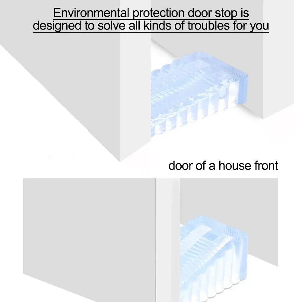 Rubberen deurstopper Siliconen anti-collision veiligheidsdeurstopper 4-26 mm deurverbindingen voor huishoudelijke verbeteringsaccessoires